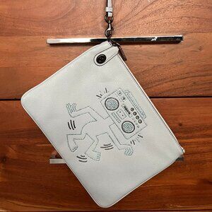 Coach x Keith Haring Turnlock Wristlet 30
